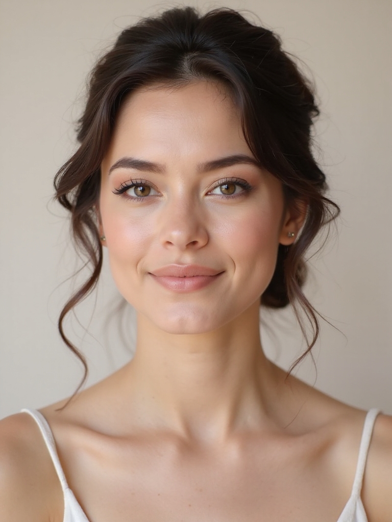 effortless natural bridal beauty