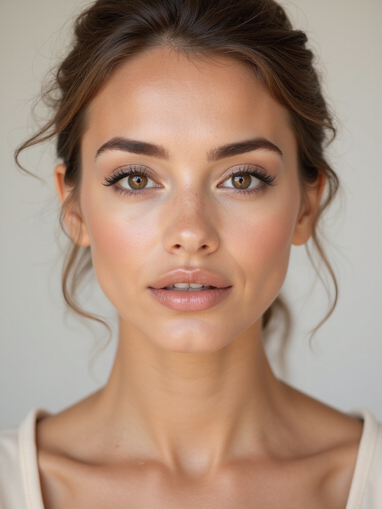 effortless natural bridal beauty