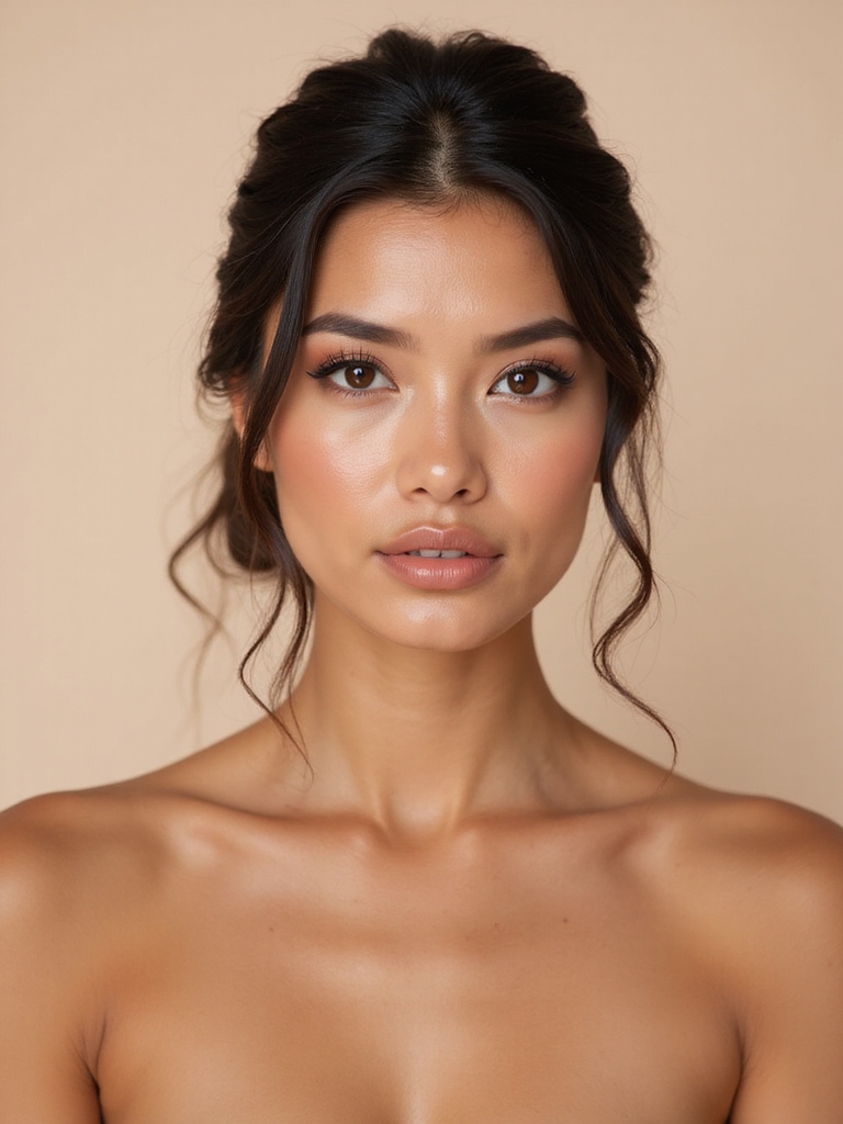 effortless natural bridal beauty