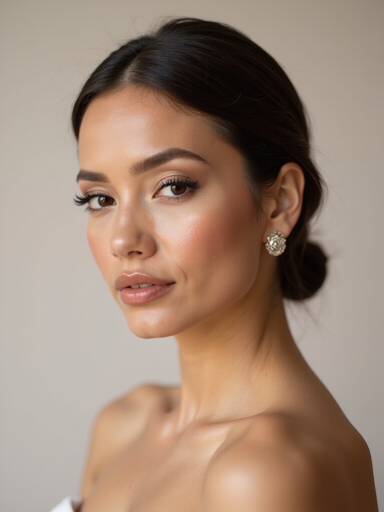 effortless natural bridesmaid beauty