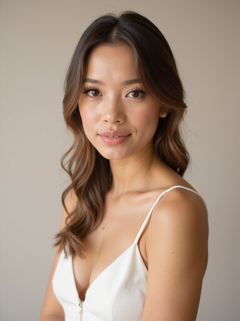 effortless natural bridesmaid glow