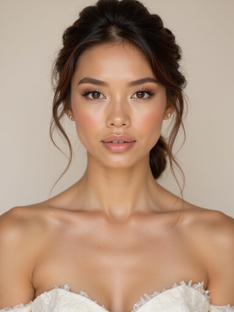 effortless natural wedding glow