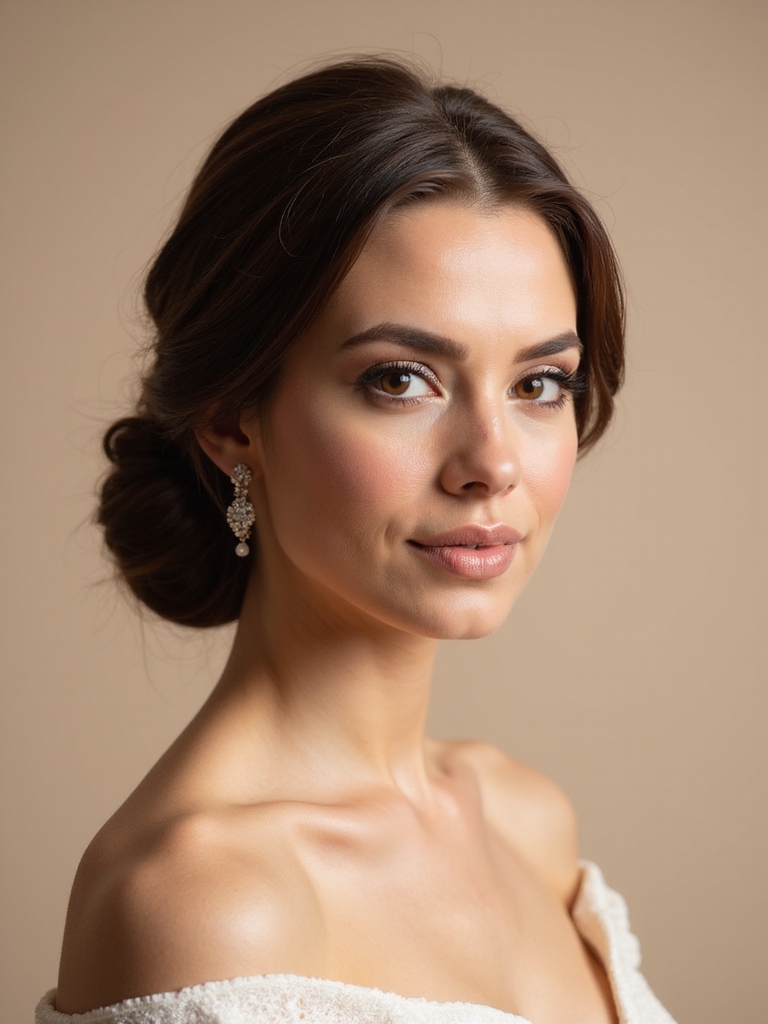 effortless polished low bun