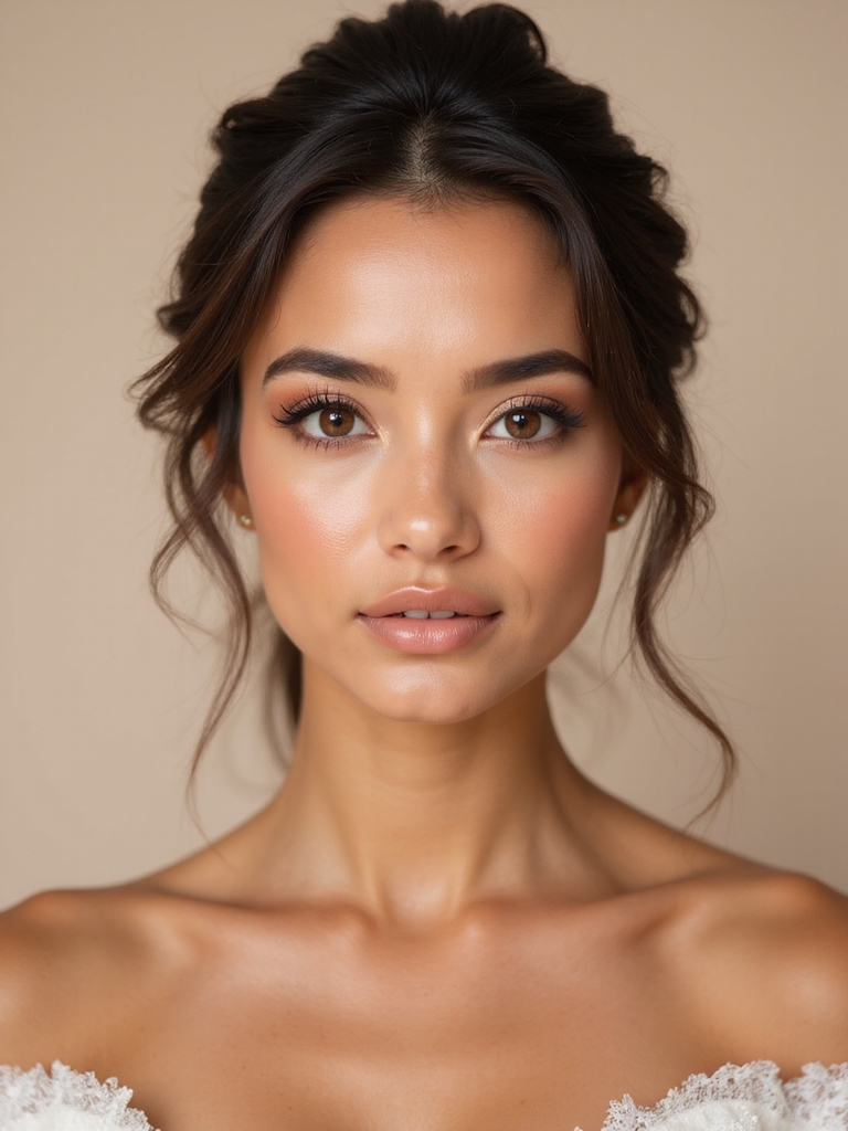 effortless radiant bridal glow