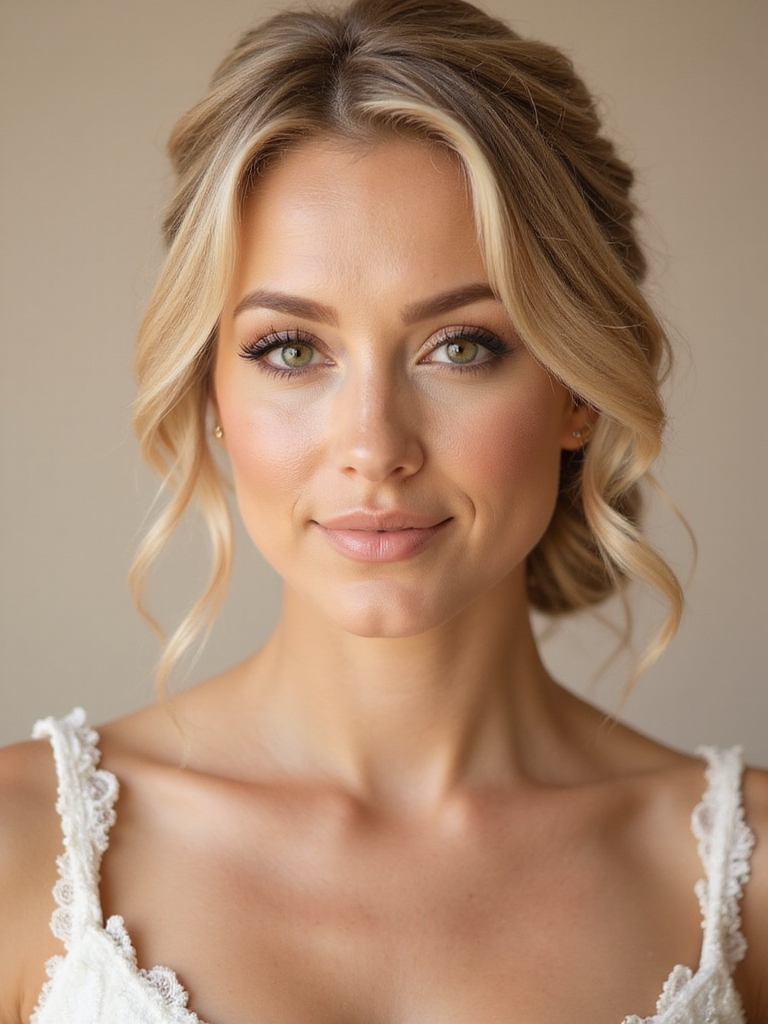 effortless radiant bridal glow