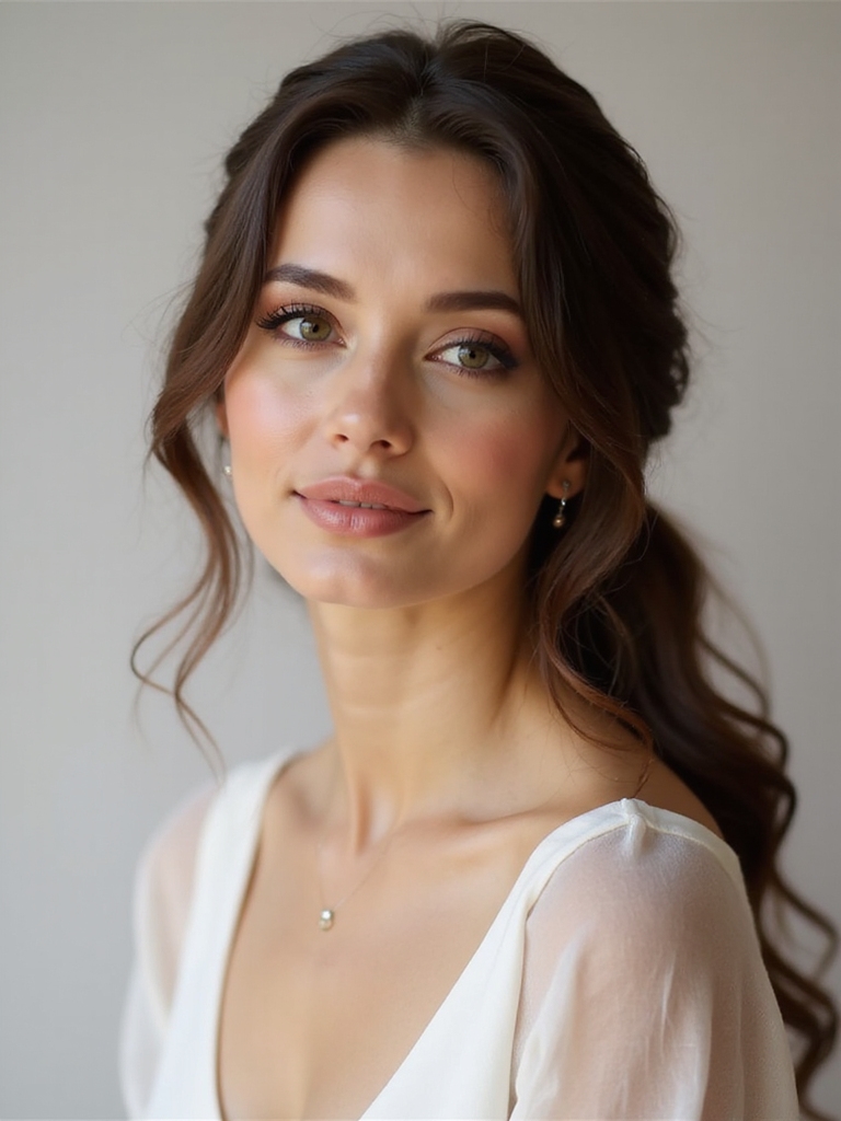 effortless romantic face framing waves