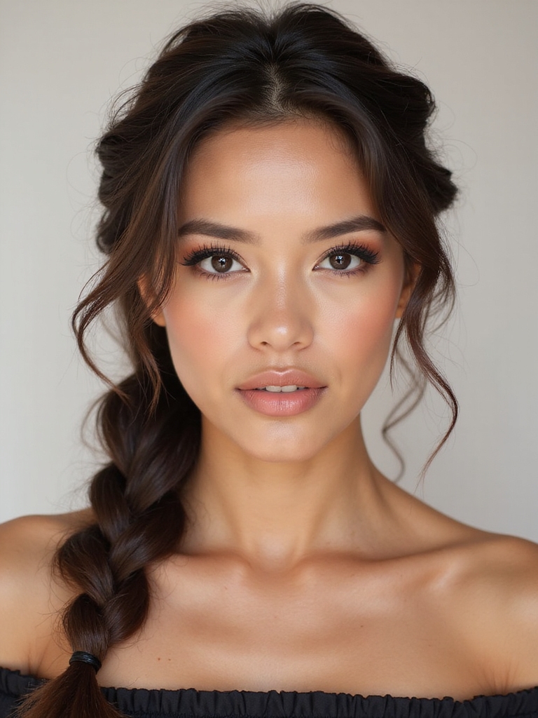 effortless romantic fishtail braid