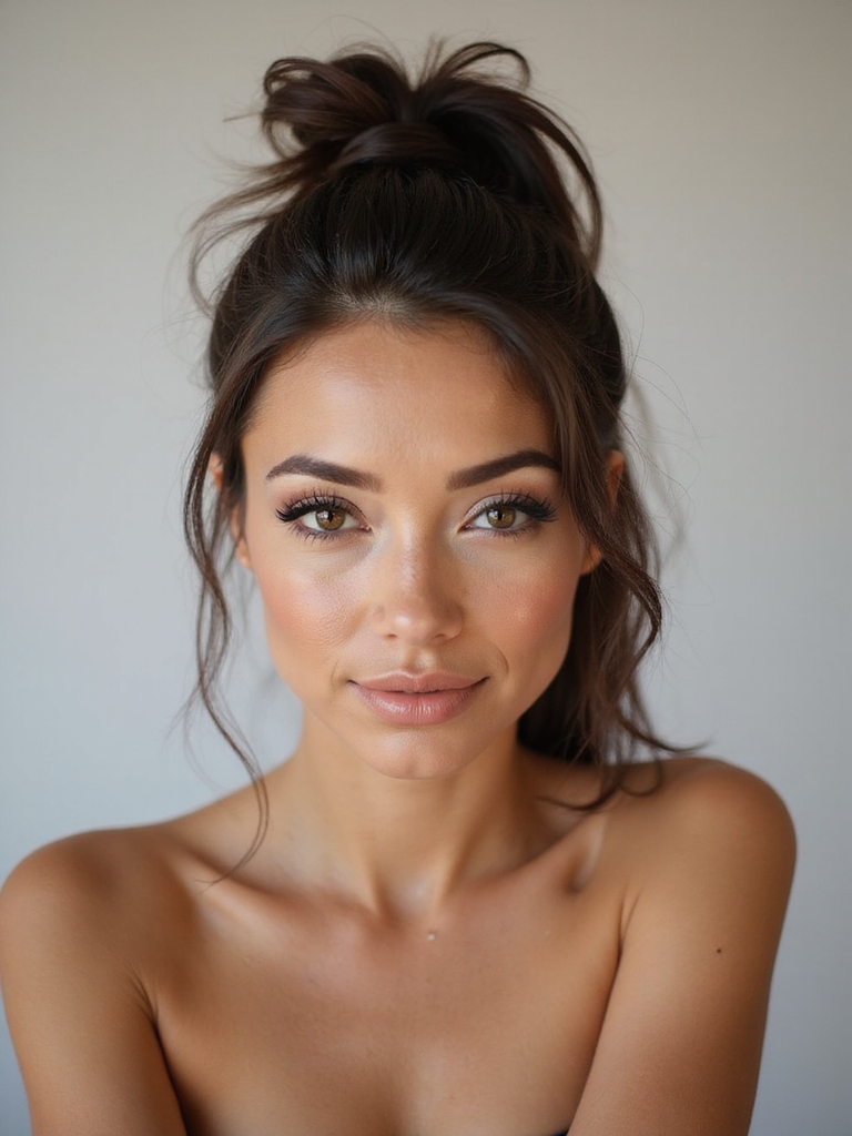 effortless textured ponytail style
