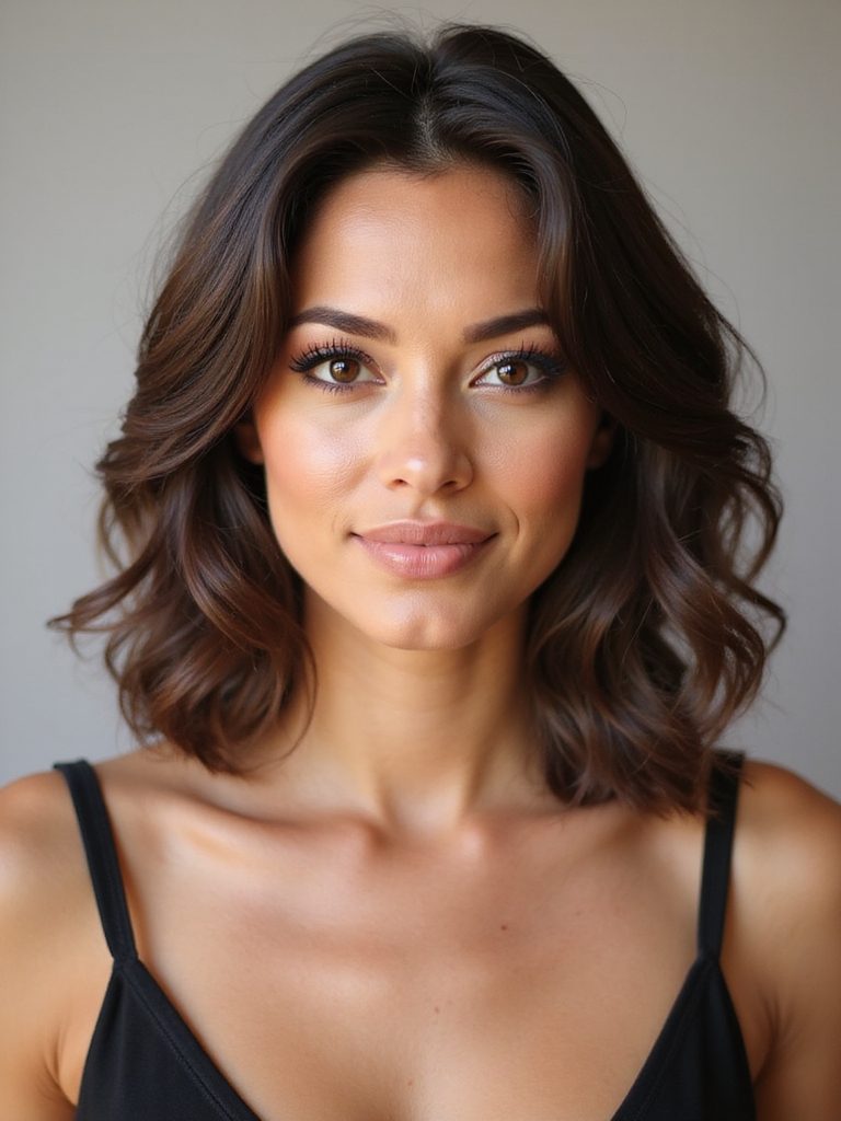 effortless waves for medium hair