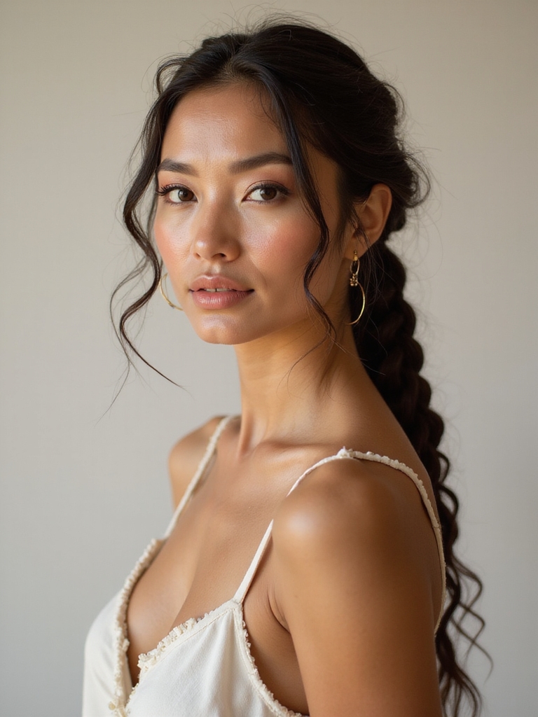 effortlessly chic messy braids