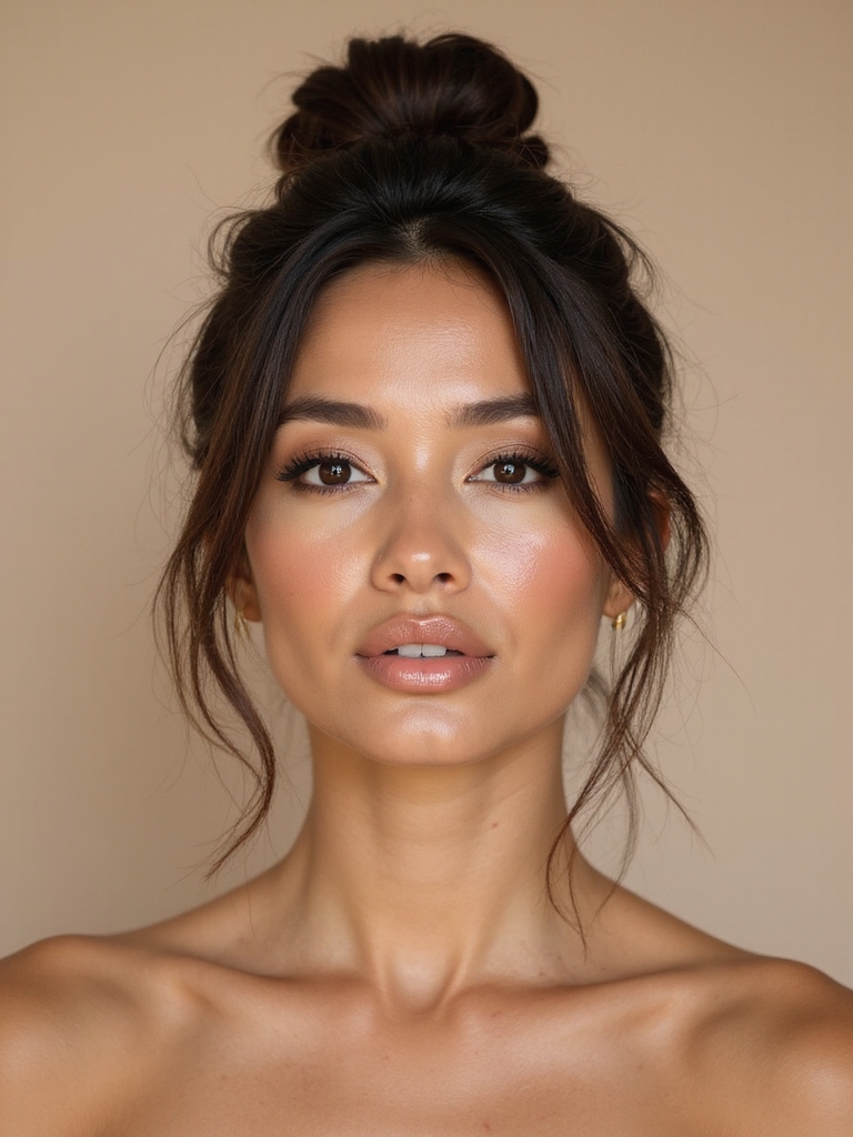 effortlessly chic messy bun