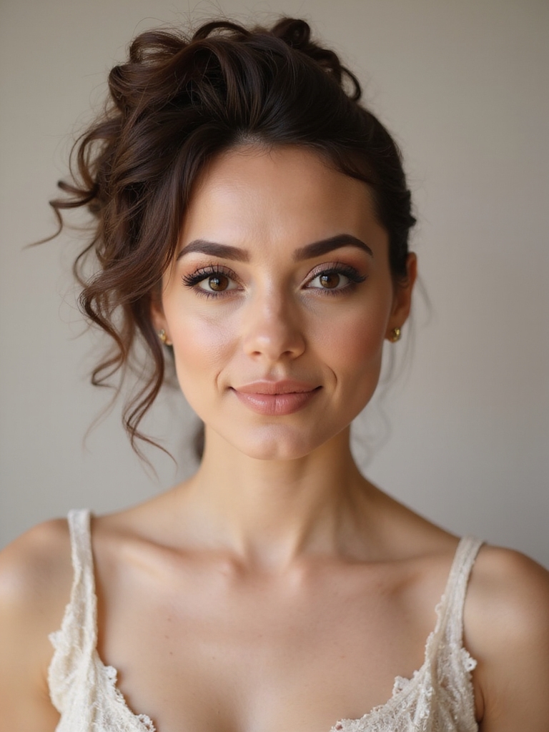 effortlessly chic textured updo