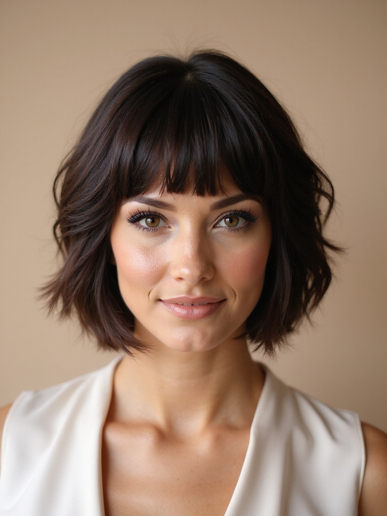 effortlessly cool shag hairstyle