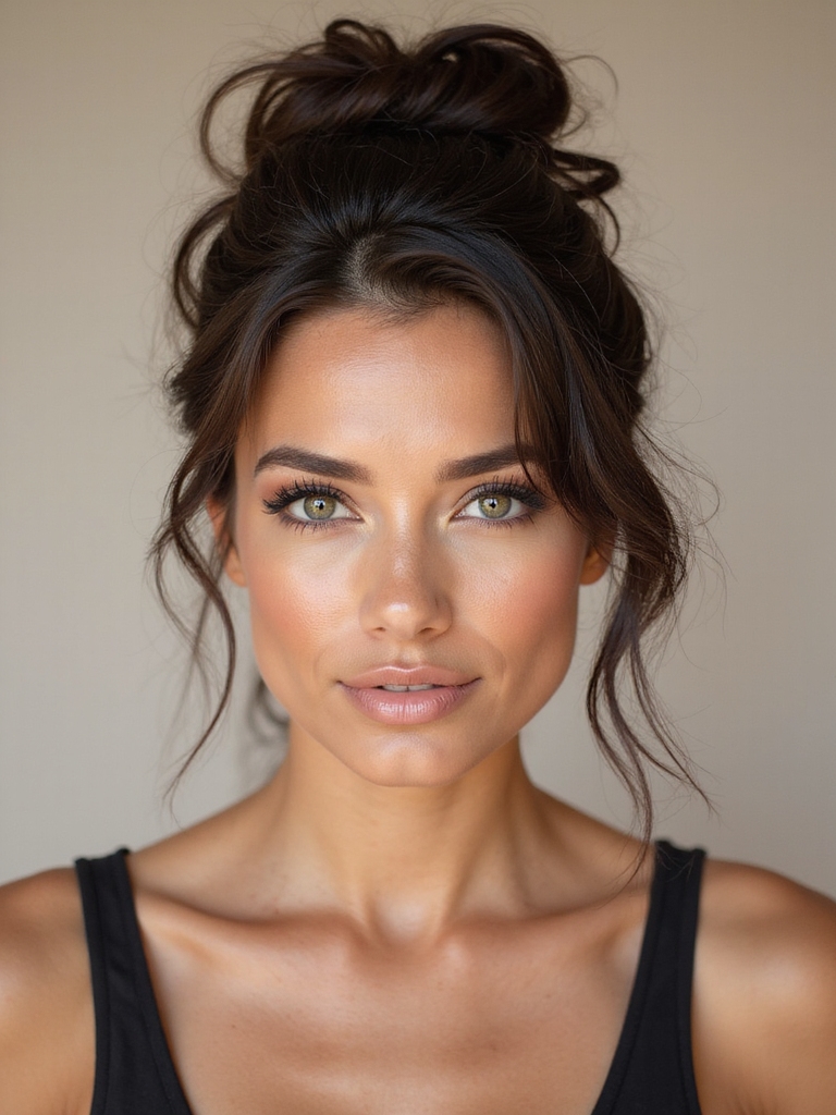 effortlessly romantic bridal updo