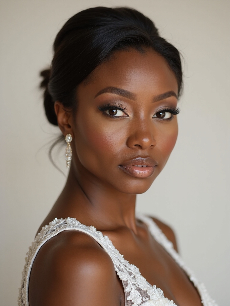 elegant black bride moments