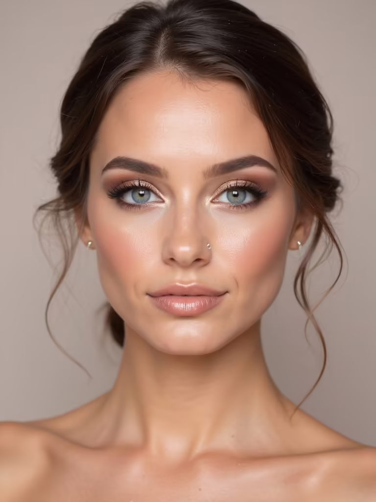 elegant blue eye makeup