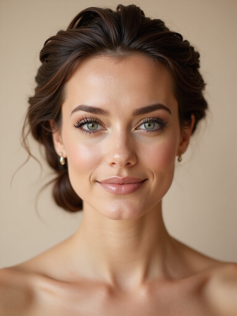 elegant braid low chignon