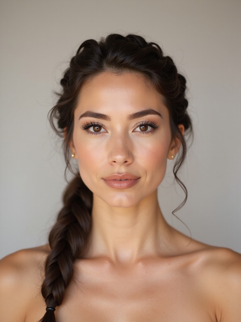 elegant braided crown hairstyle