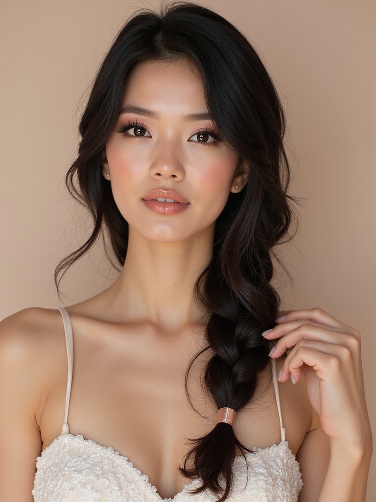 elegant braided garden hairstyles