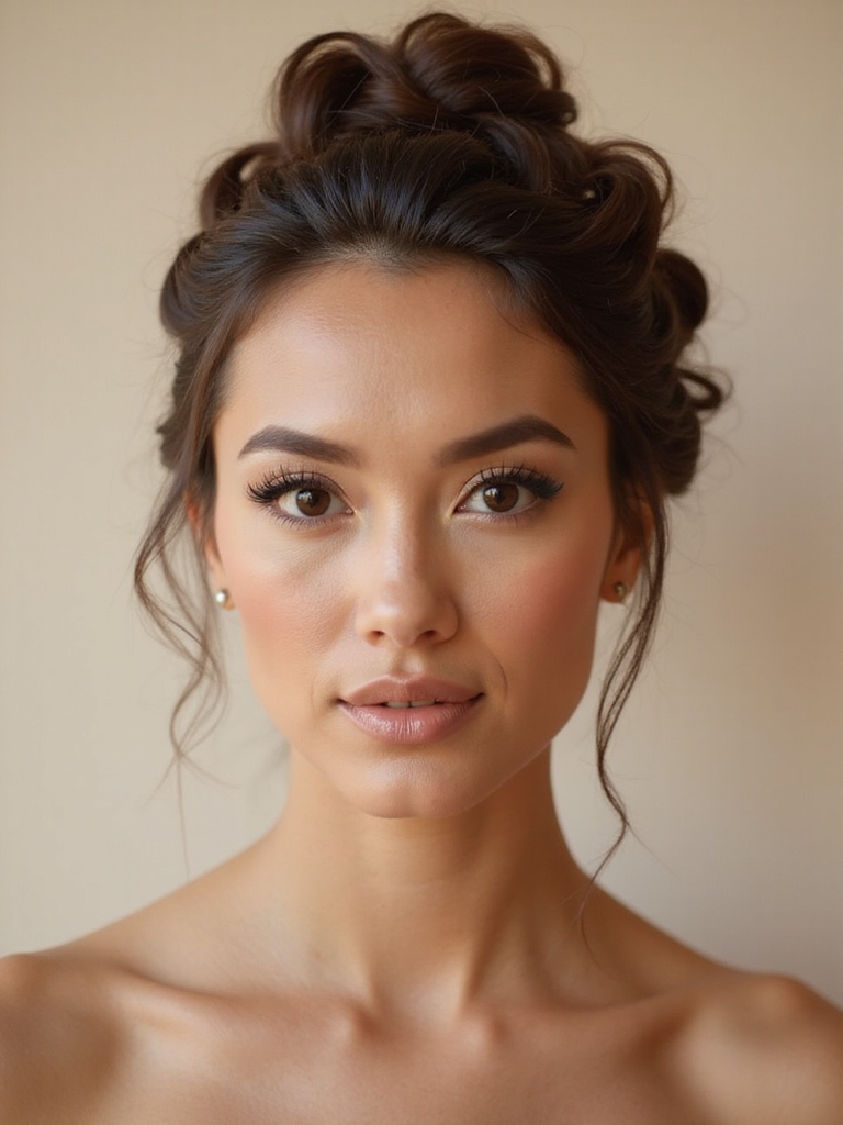 elegant braided wedding updos