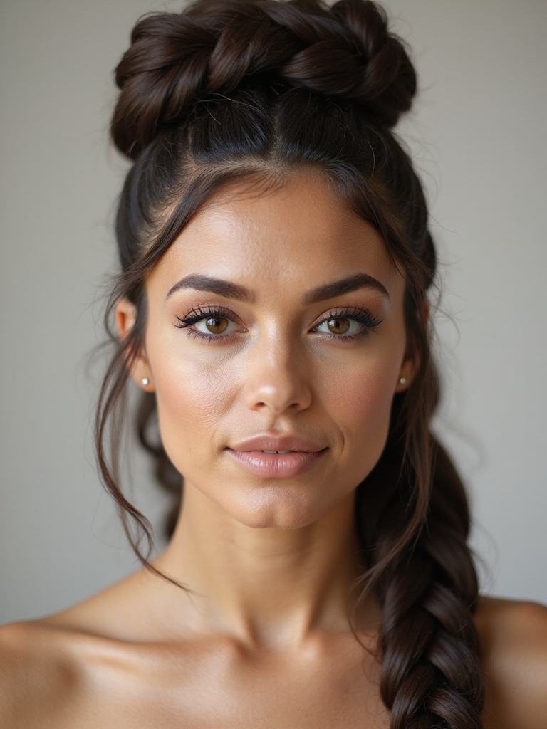 elegant braids for weddings