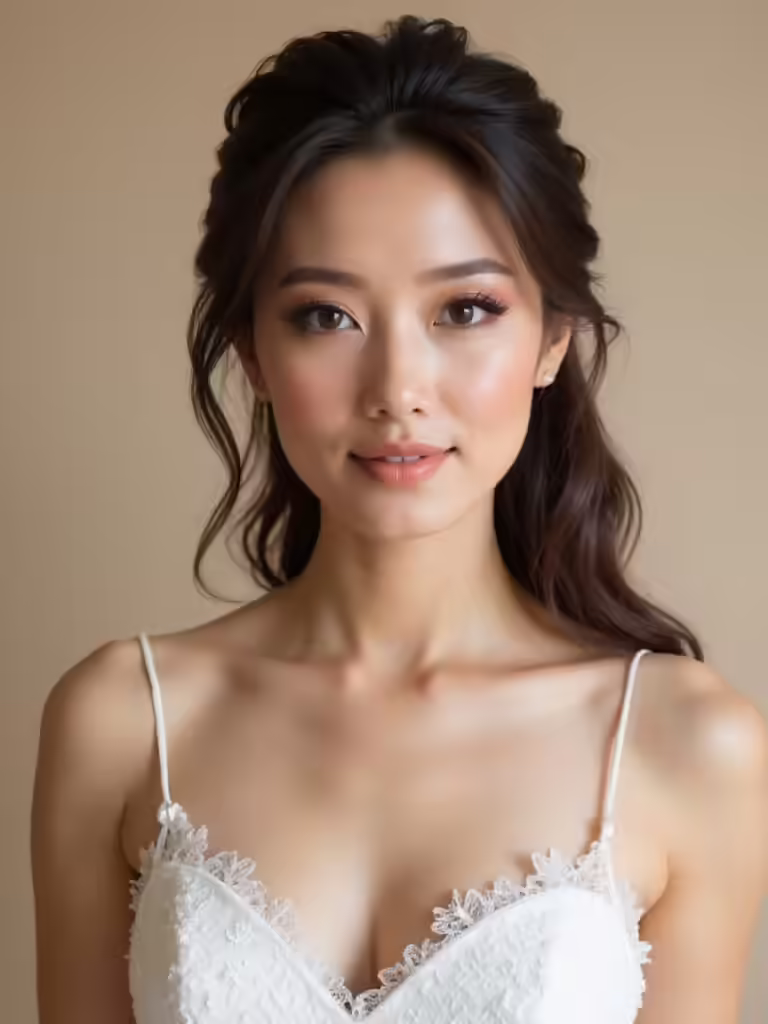 elegant bridal hair options