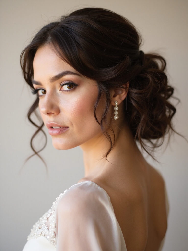 elegant comfortable versatile bridal hairstyle