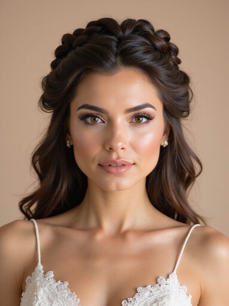 elegant crown braid styles