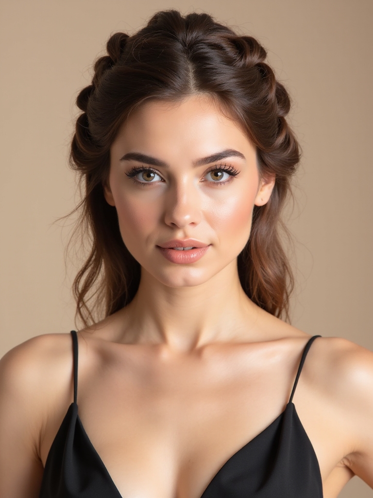 elegant half up hairstyle tutorial
