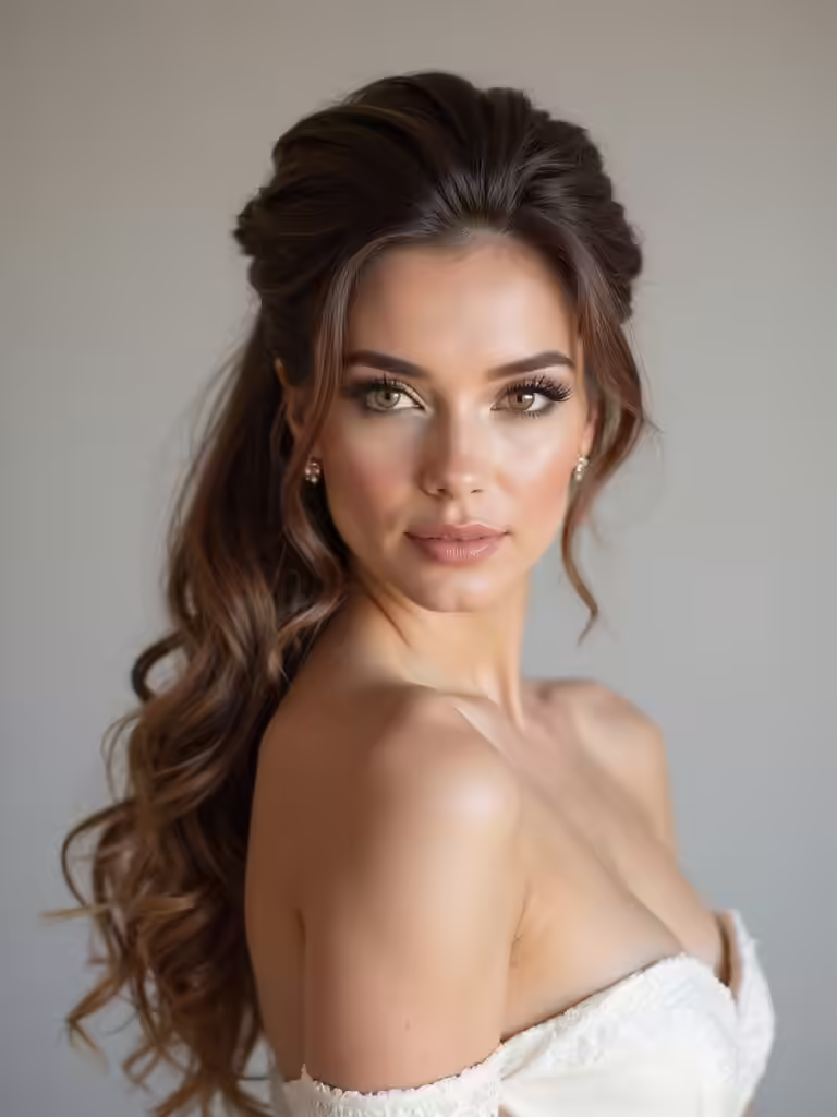 elegant half up hairstyles ideas