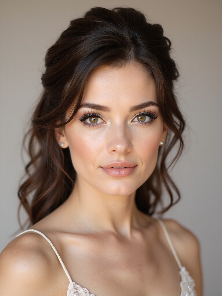 elegant half up styles