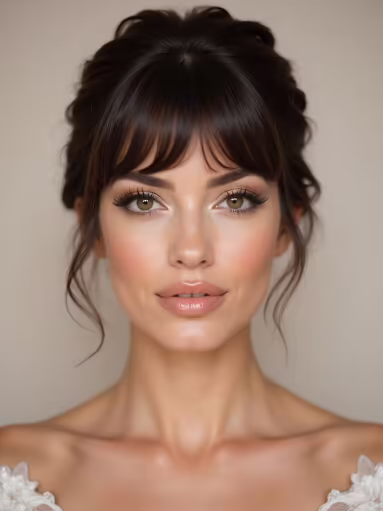 elegant half up styles