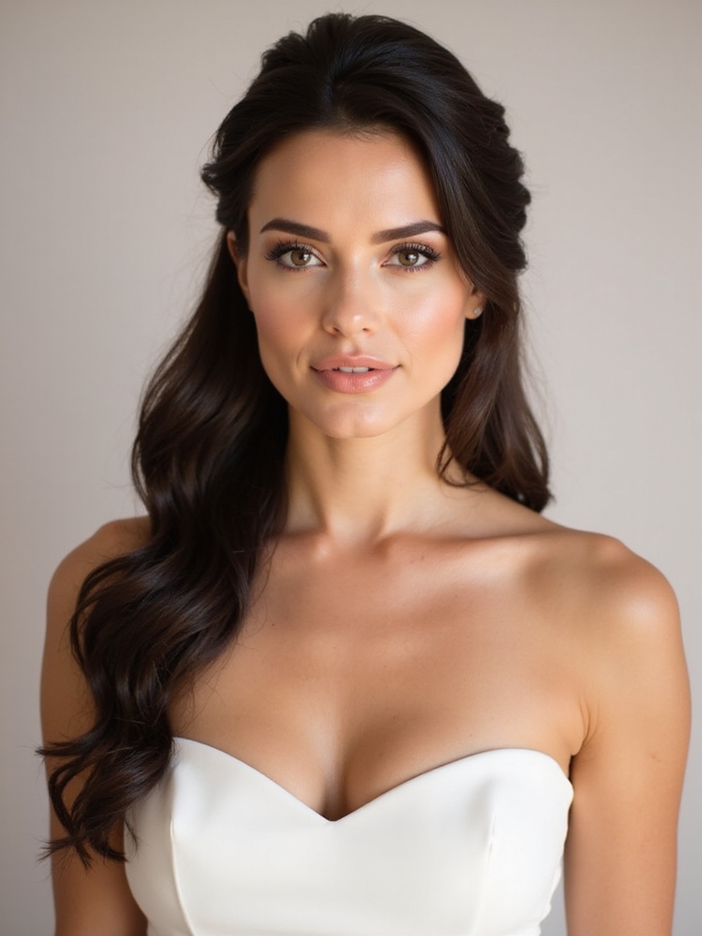 elegant half up styles