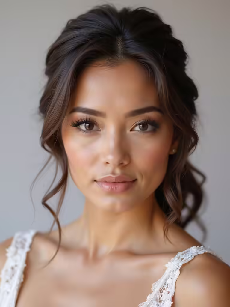 elegant half up wedding hairstyles