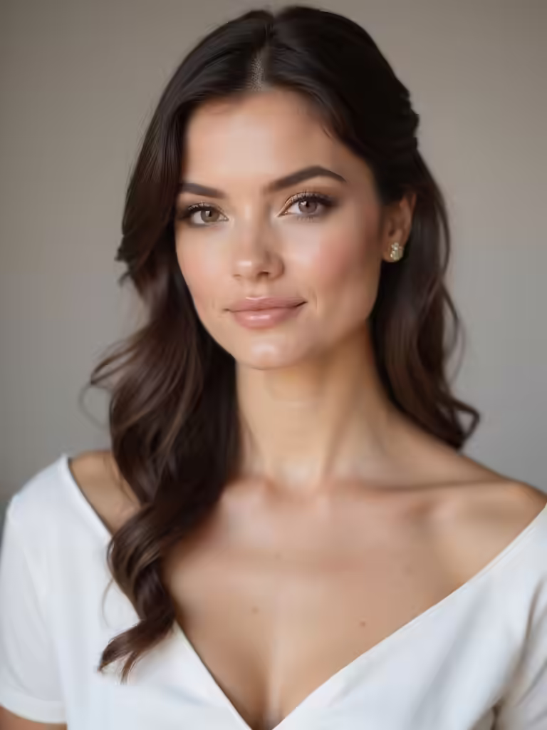 elegant half up wedding styles