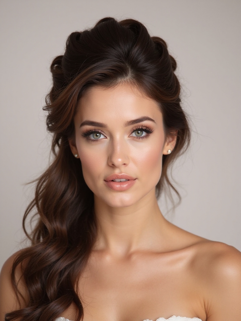 elegant low bun hairstyle