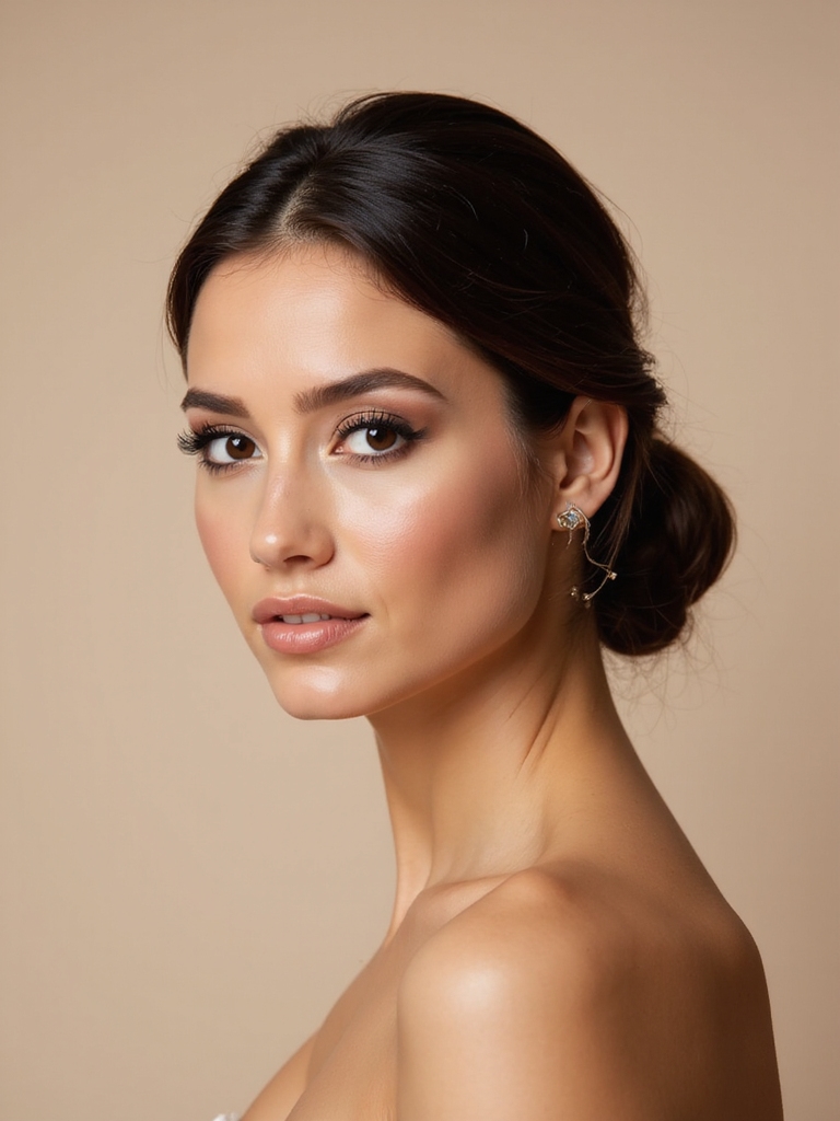 elegant low bun versatility