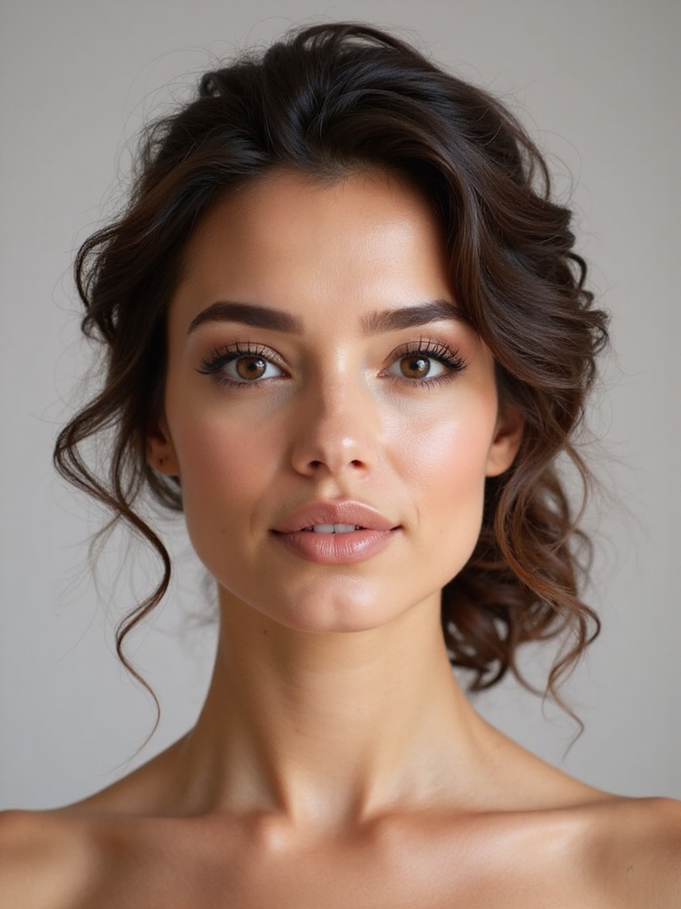elegant low chignon hairstyle