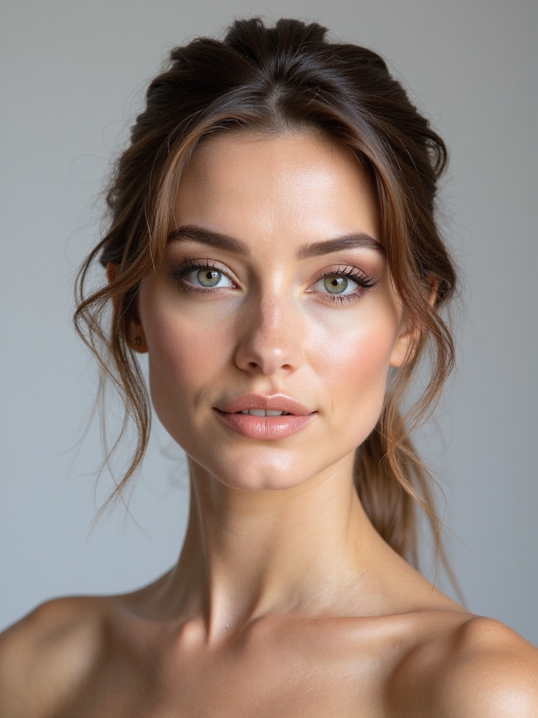 elegant low chignon hairstyle