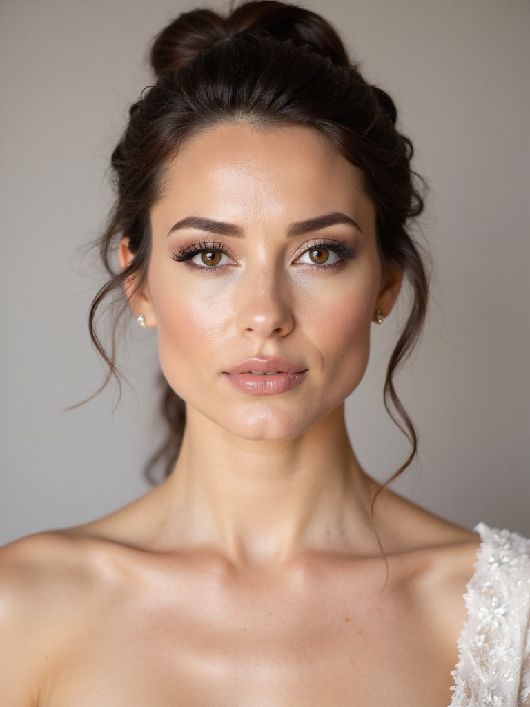 elegant low ponytail style