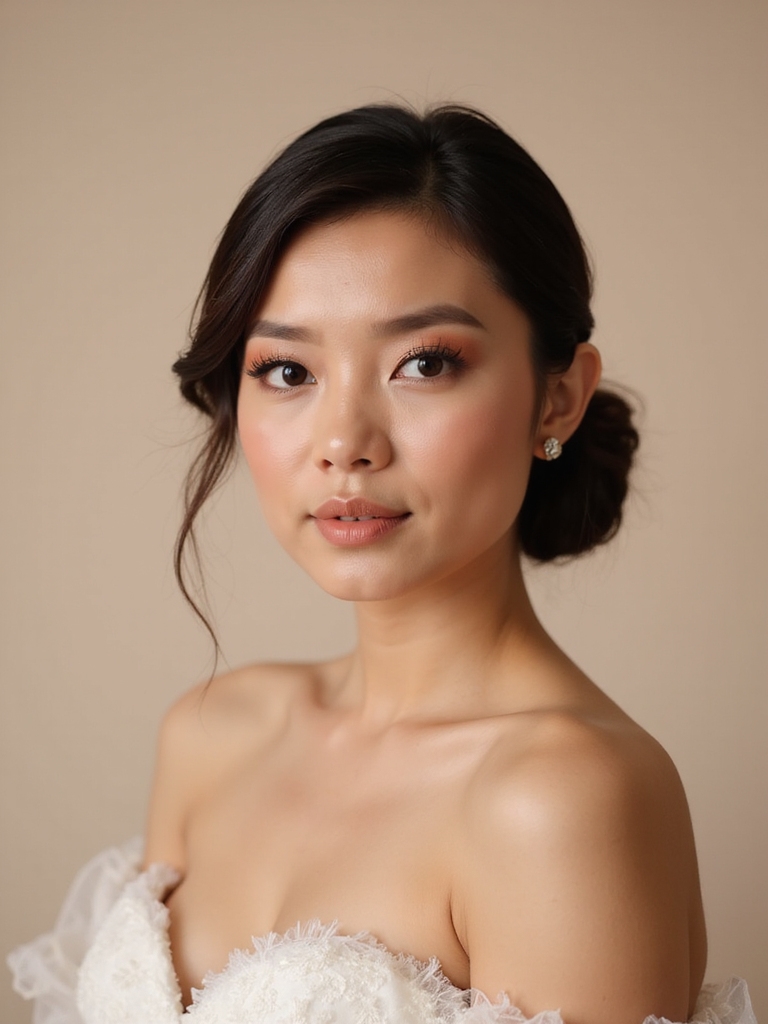 elegant low ponytail trick