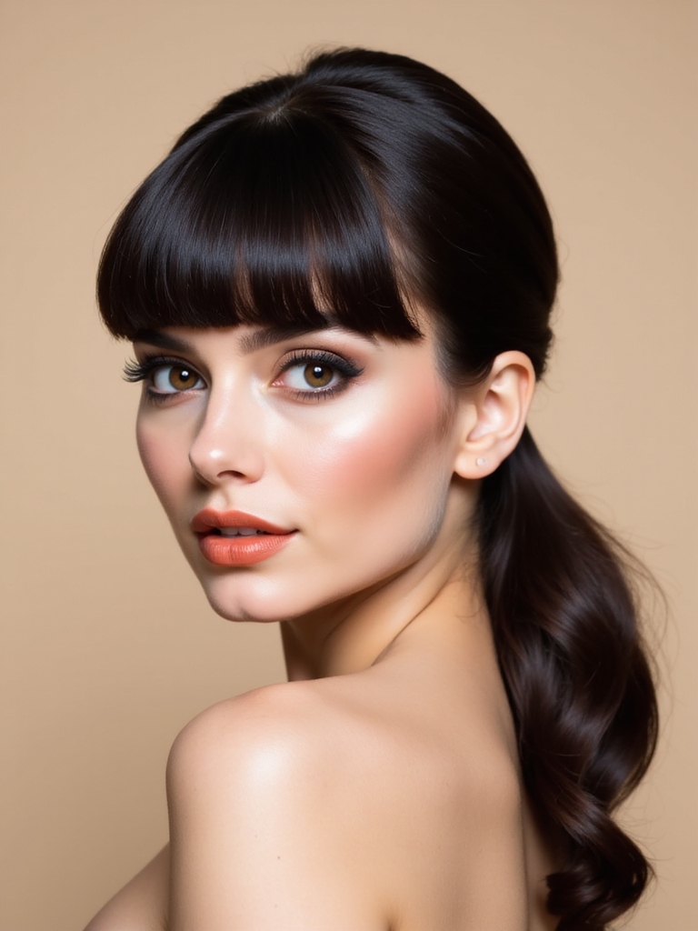elegant low twists hairstyle