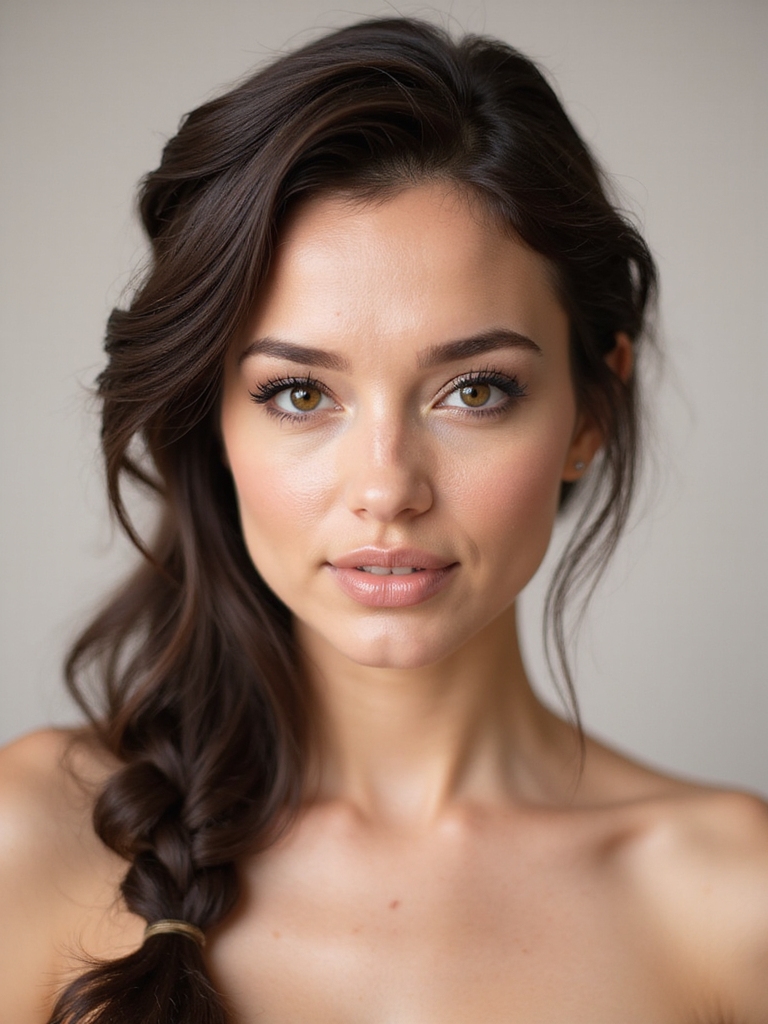 elegant medium hair braid