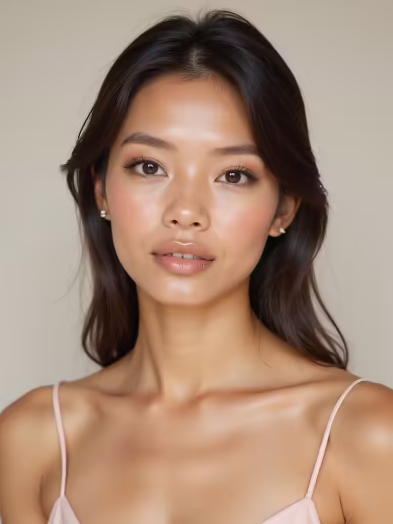 elegant minimal bridesmaid makeup