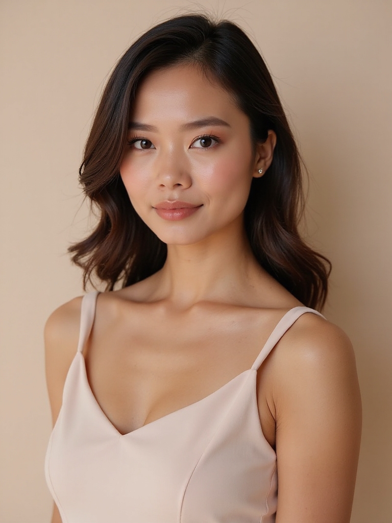 elegant neutral bridesmaid makeup
