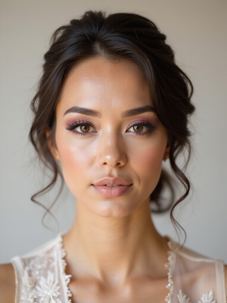 elegant plum tones for eyes