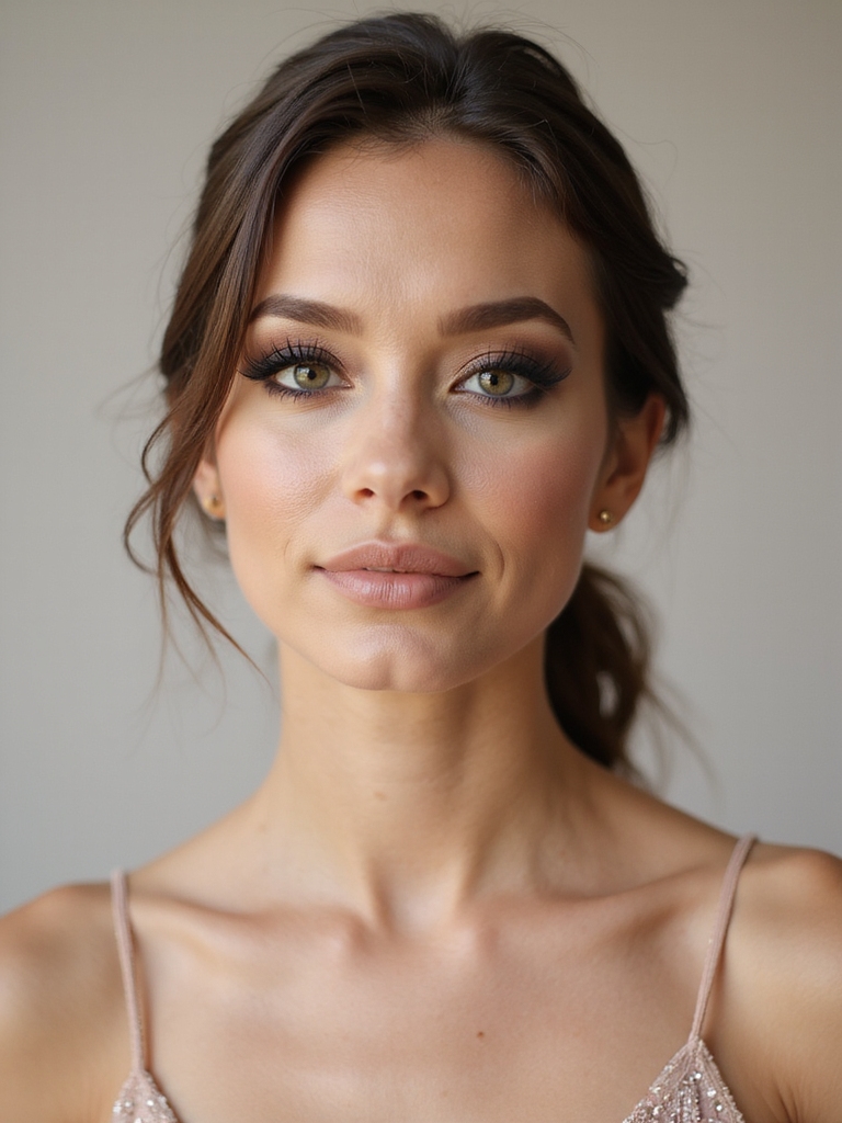 elegant smoky eyeshadow look