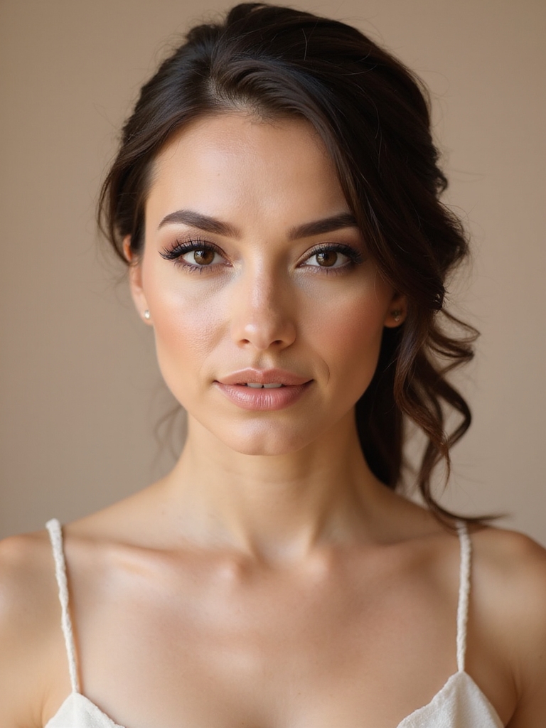 elegant soft smoky eyes