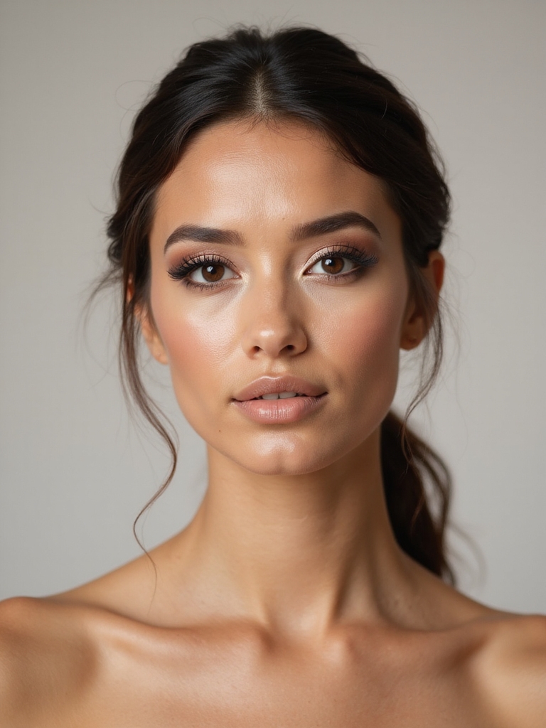 elegant soft smoky eyes