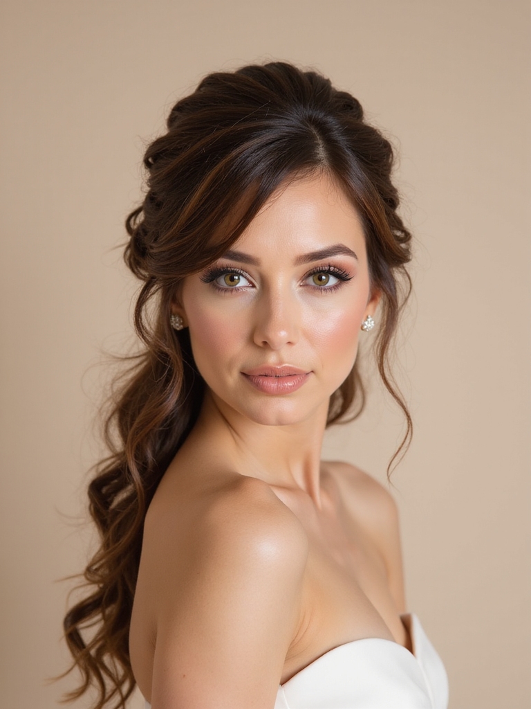 elegant soft twists hairstyle